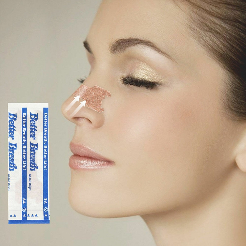 10-1000 Nasal Strips Patch (Medium) Breathe Better Anti Snoring Sleeping Aids