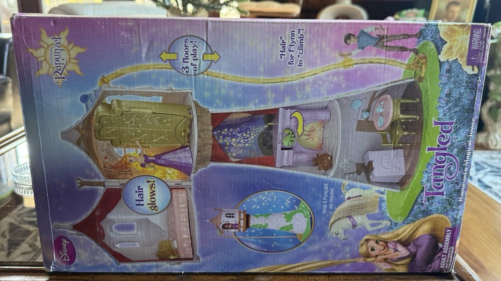 Rare Disney Tangled Rapunzel Magical Tower Castle