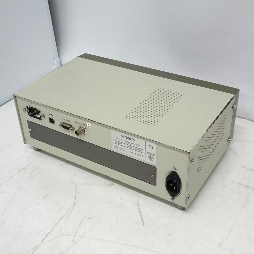 MINOLTA CA-210 Color Analyzer W/ Probe Unproofread Tested Working