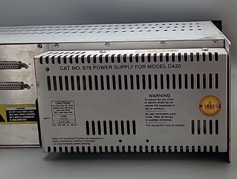 Dolby Digital Film Sound Processor Model: DA20