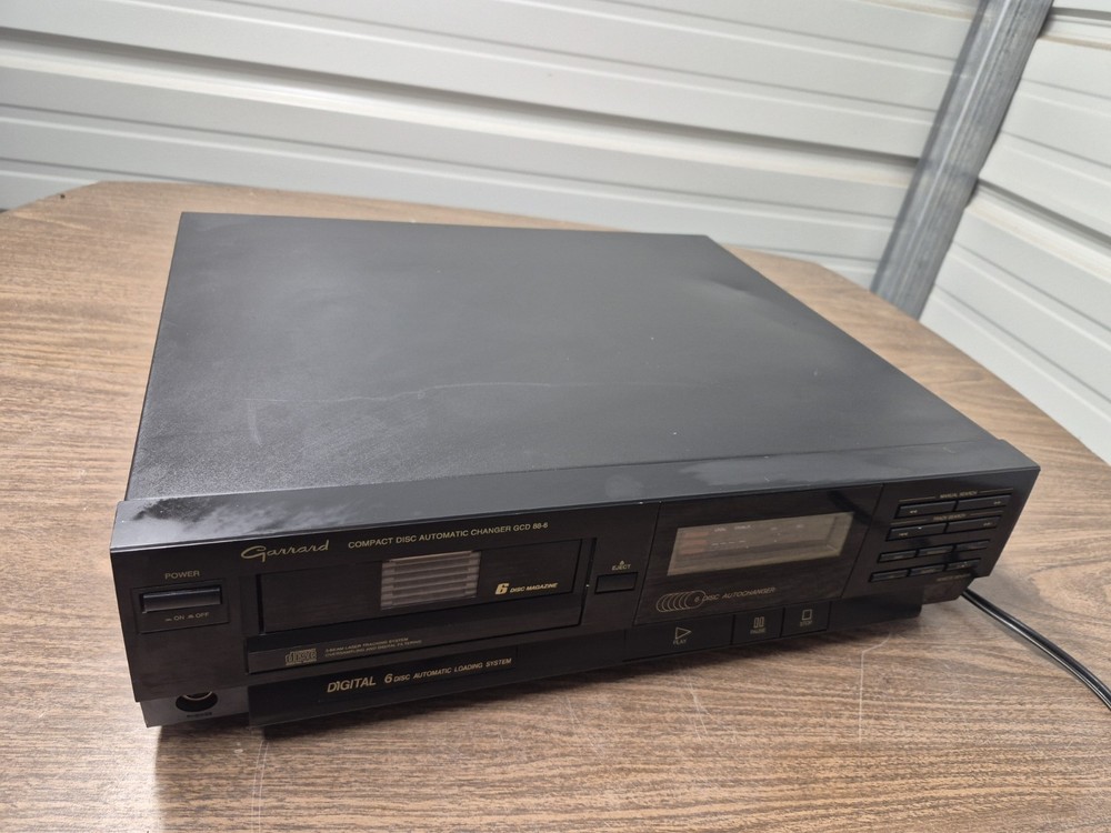Garrard Gcd 88-6 Six Disc Cd Changer Player