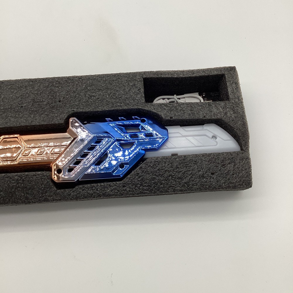 Thunder Shadow Double Edged Sword Electroplated Kids Toy LED