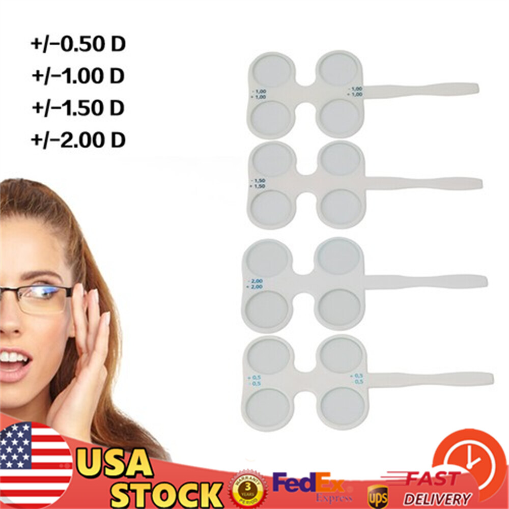 Confirmation Flipper Flipper Set 21mm 4 Units Flip Lens Set Thick Solid Lenses