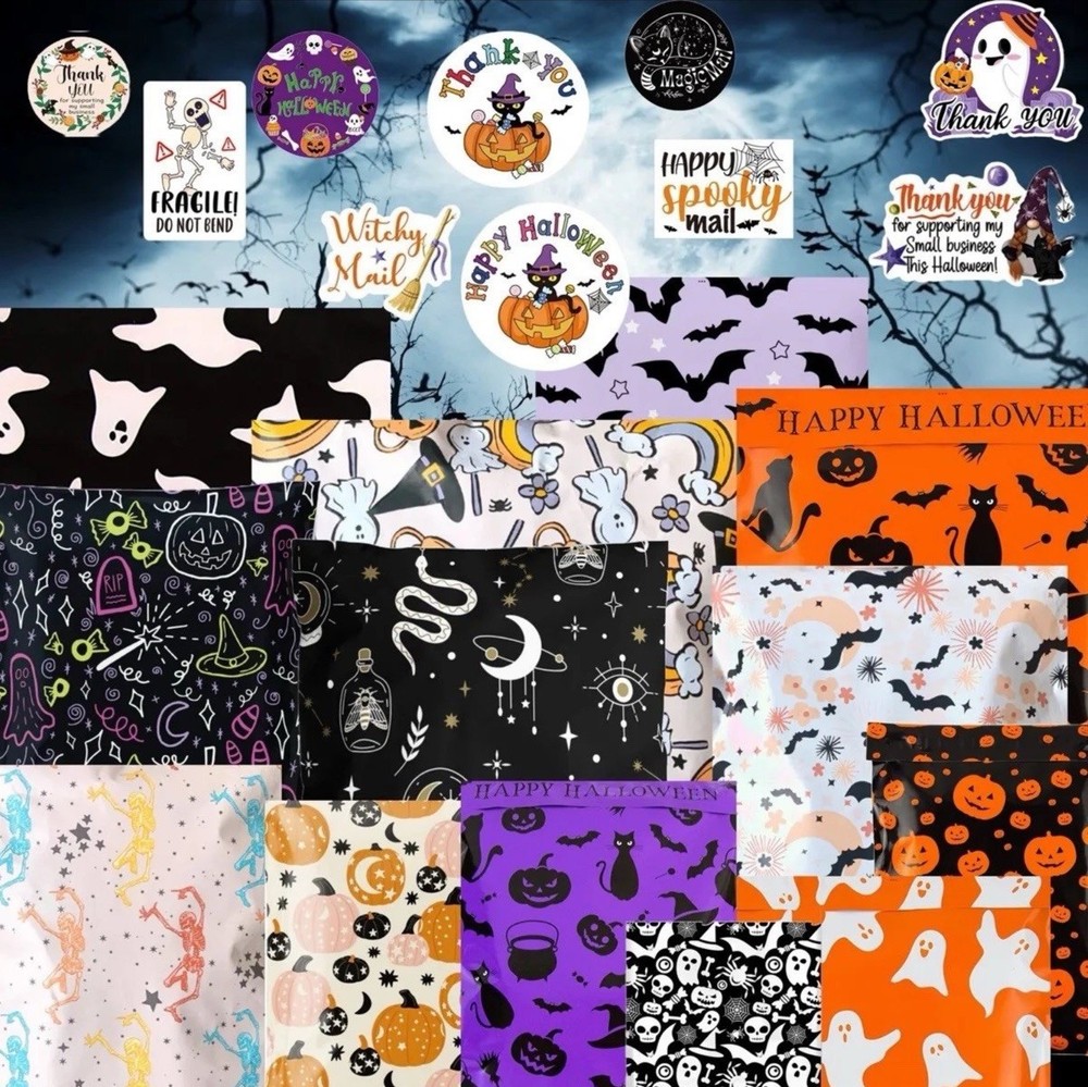 Poly Mailers Halloween Size Assortment