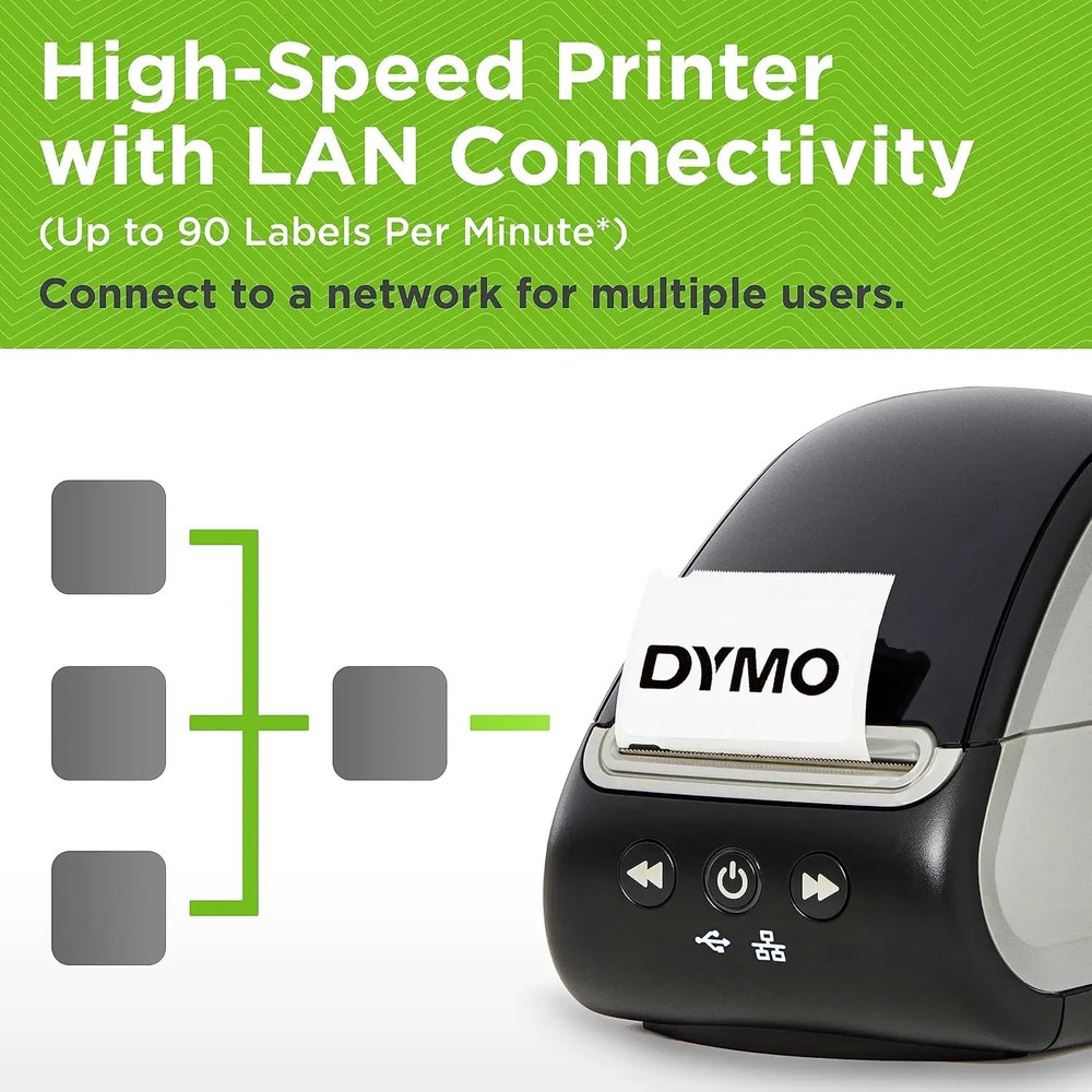 High speed direct thermal USB LAN barcode label printer