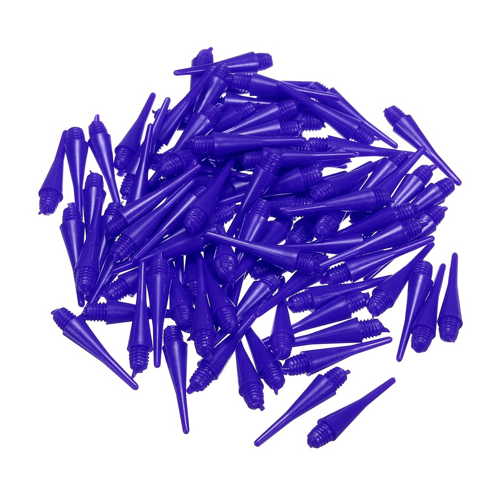 Plastic Dart Tips, 120 Pack 2BA Thread Soft Dart Tips, Blue