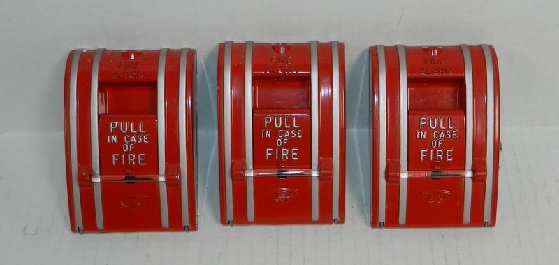3 Edwards 270A-SPO Non Coded Fire Alarm Pull Stations