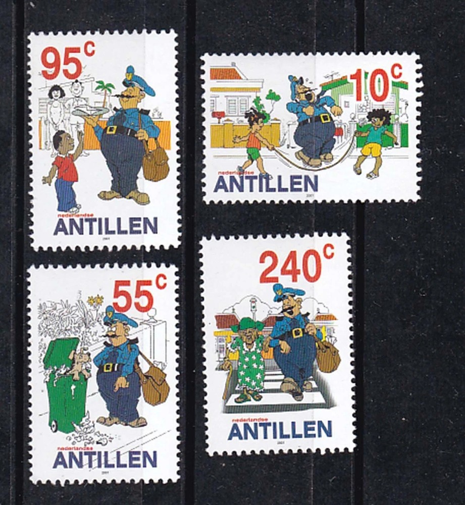 NETHERLANDS ANTILLES - 2003 Postal Workers #1012a-d - VF MNH