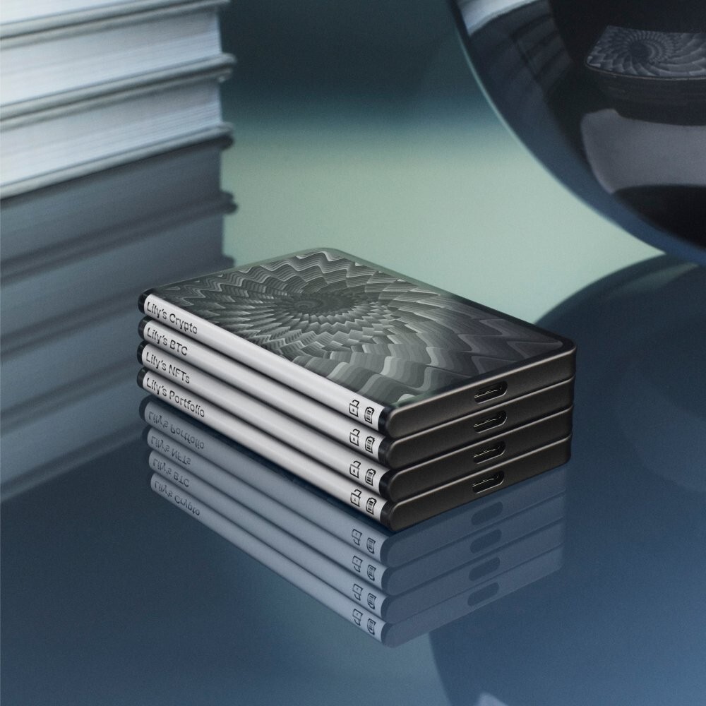 Ledger Stax & Limited Edition Shell Crypto Hardware Wallet - E Ink Touch Screen