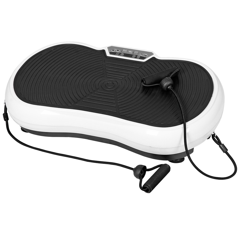 Whole Body Vibration Platform Exercise Machine White Vibration Plate with Remote