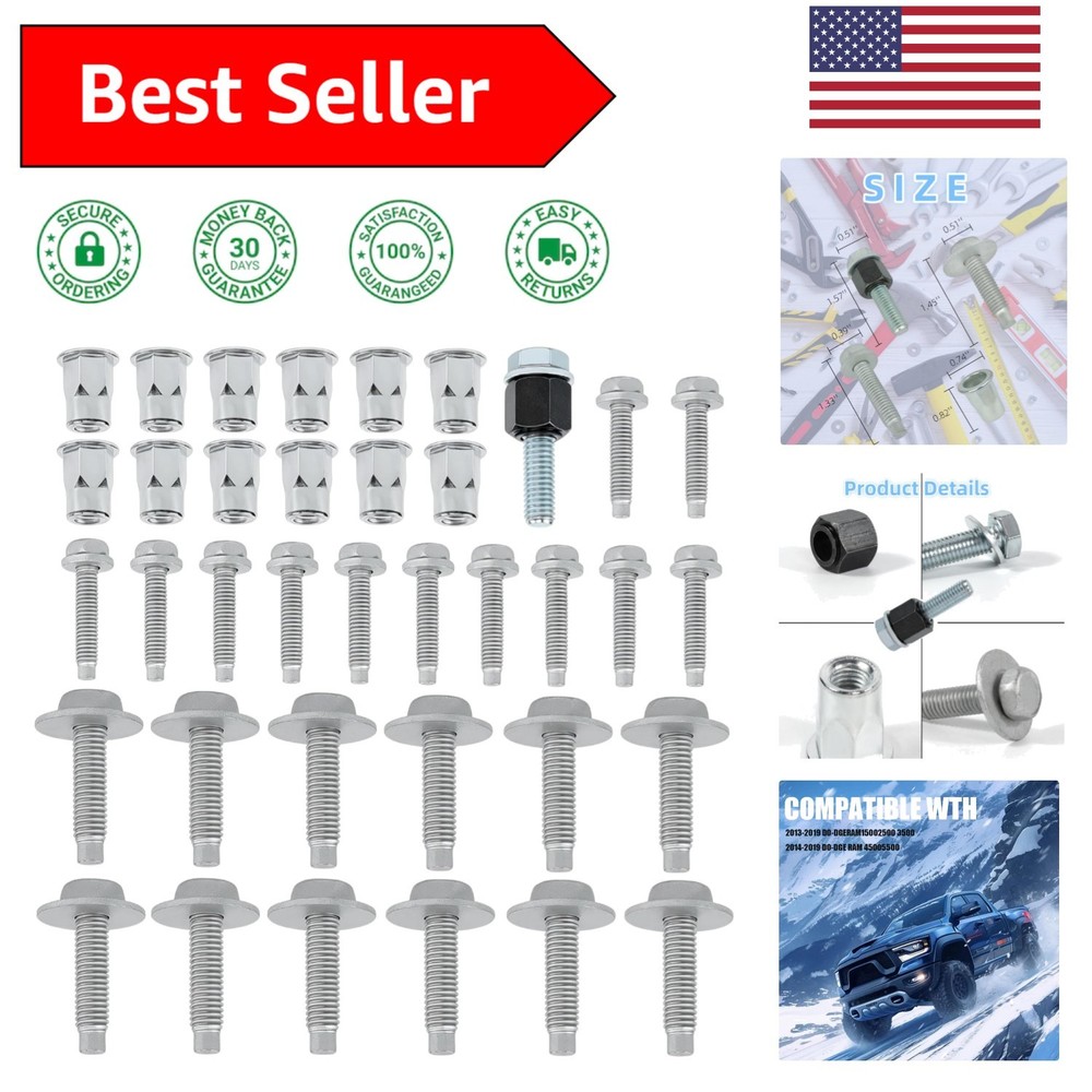 RAM 2014-2019 Sidestep Hardware Kit - 12-Pack Running Board Brackets