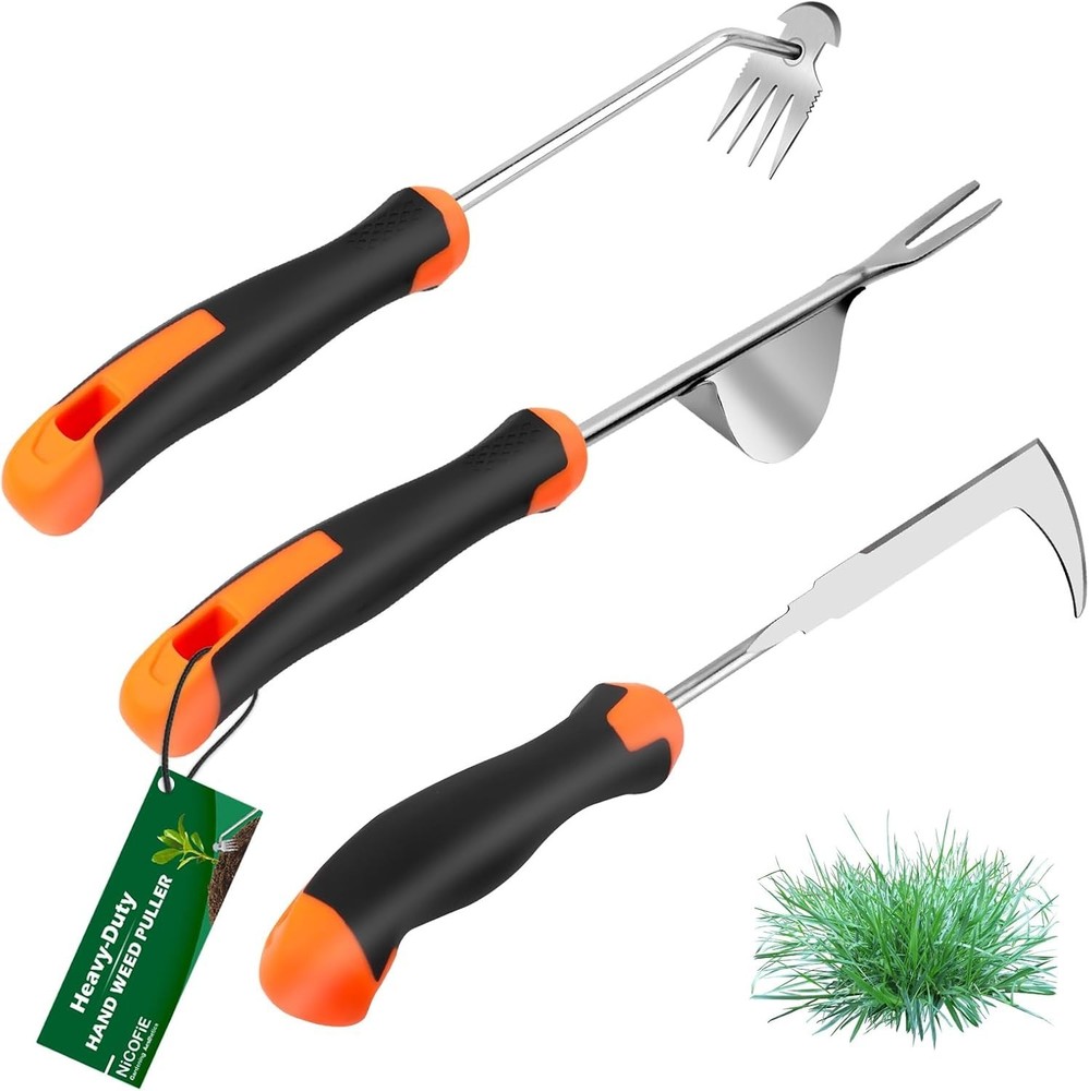 2026 Hand Tool, Rubber Handle Manual Puller Tool, Uprooting Weeding Tools, Cr...