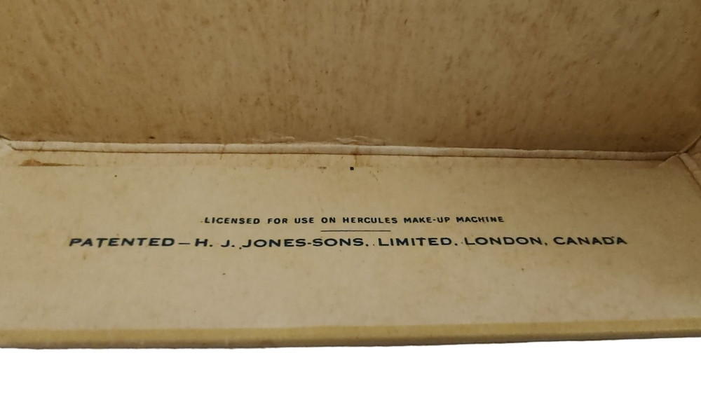 Empty Peerless Mercerized Sewing Thread Box Circa 1940s Display BOX ONLY Vintage