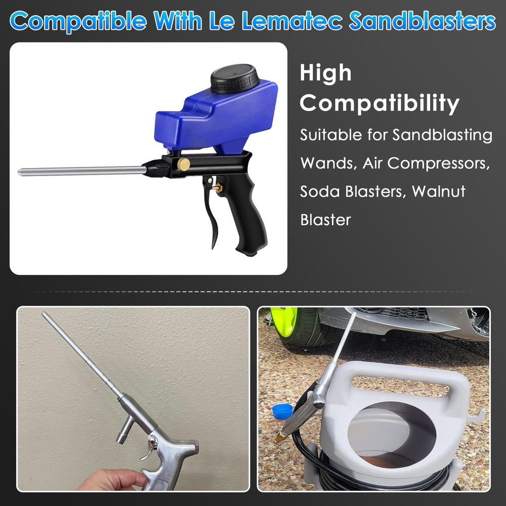 Sand Blaster Long Nozzle Compatible with Le Lematec, Sandblasting Nozzle Tip ...