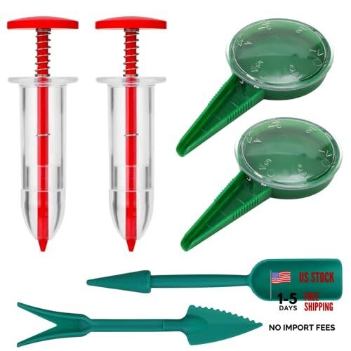 6pcs Seed Spreader Tool Set, Including 2 Small Seed Planter Sower Handheld
