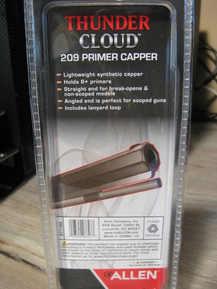 Thunder Cloud Muzzleloader 209 Primer Capper 87118A