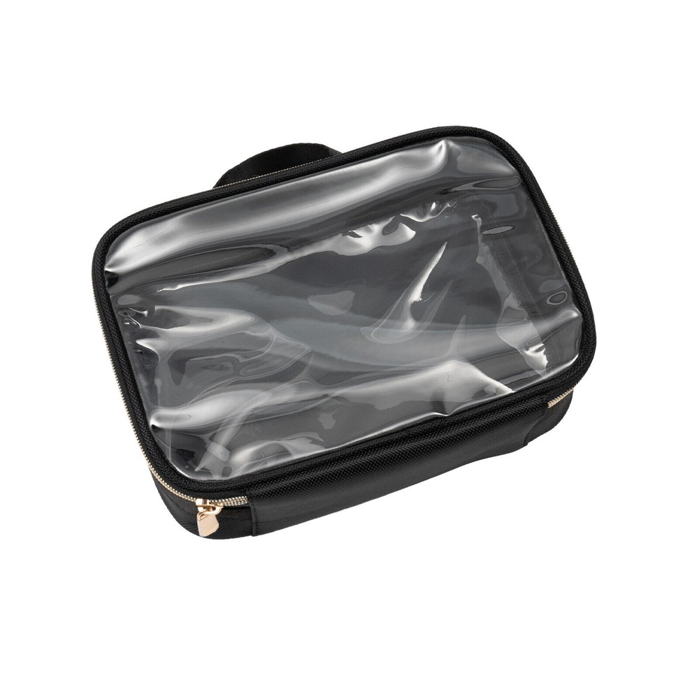 Professional Makeup Case Rolling Makeup Train Case Cosmetic Storage Organizer US