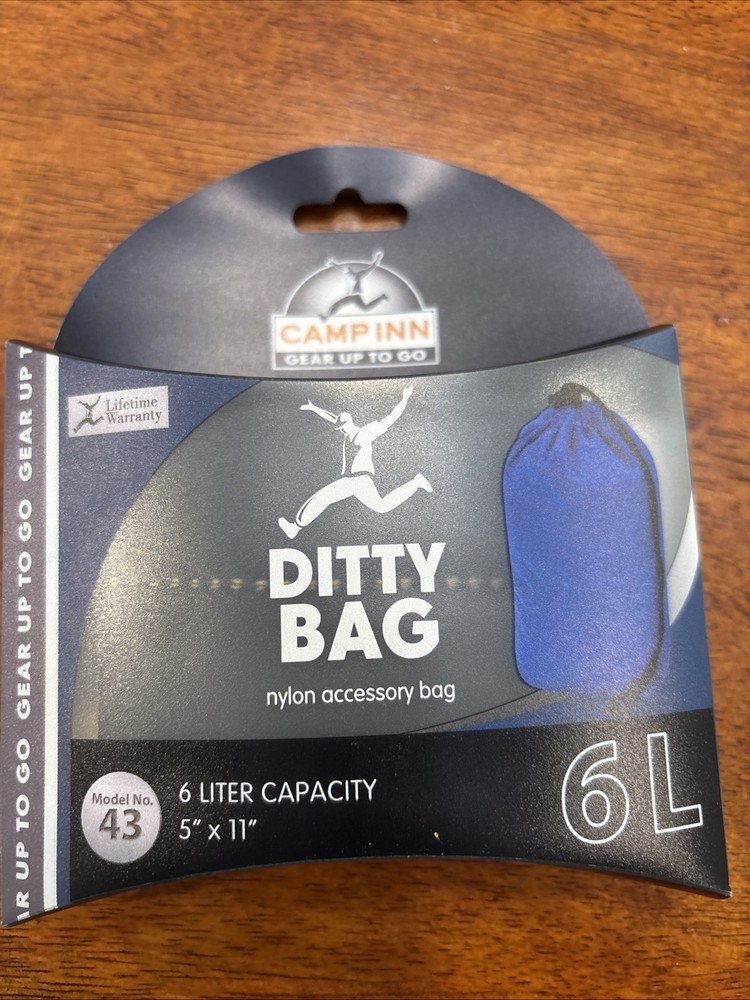 Camp Inn Ditty Bag 6 Liter Drawstring Nylon Accessory Bag