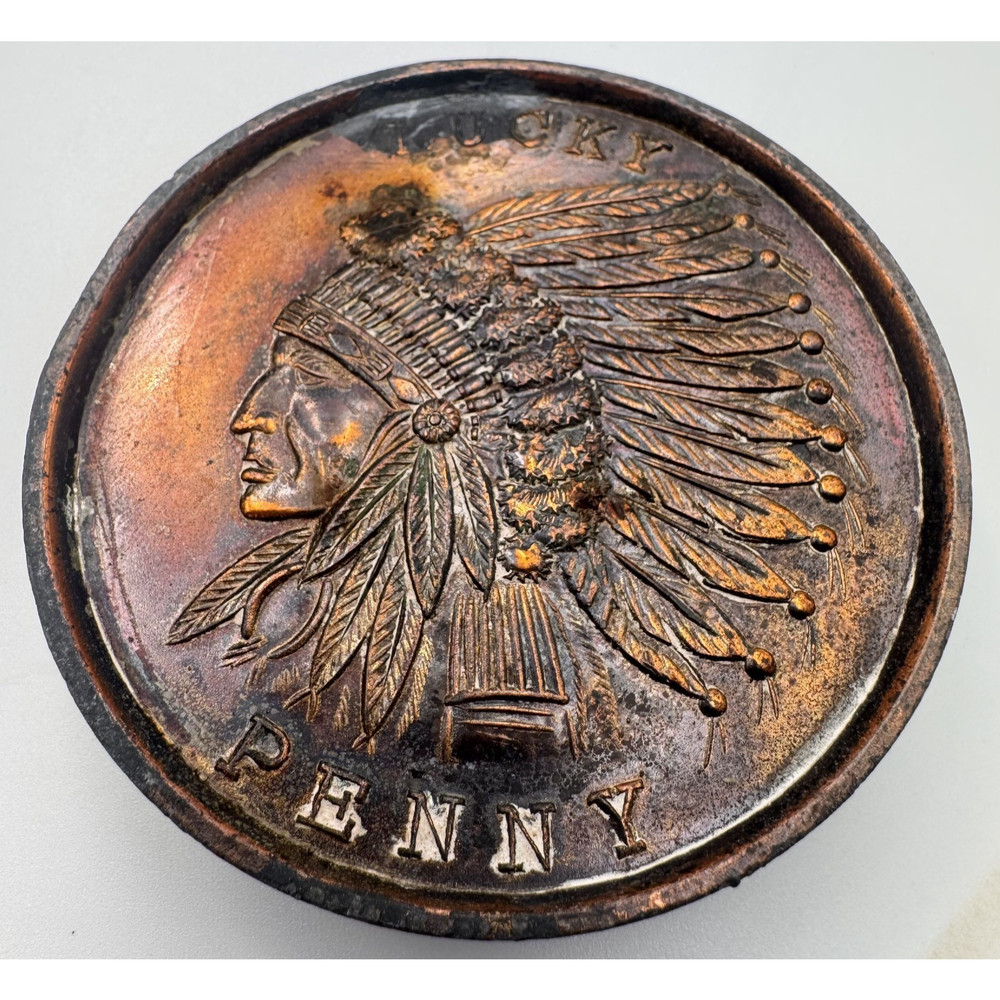 Large Vintage Oklahoma Lucky Penny