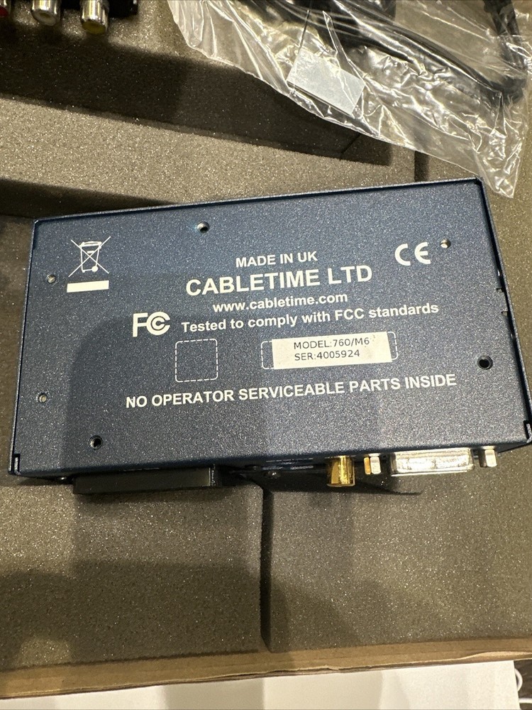 cabletime Mediastar Evolution Model 760/M6,serial# 4005924