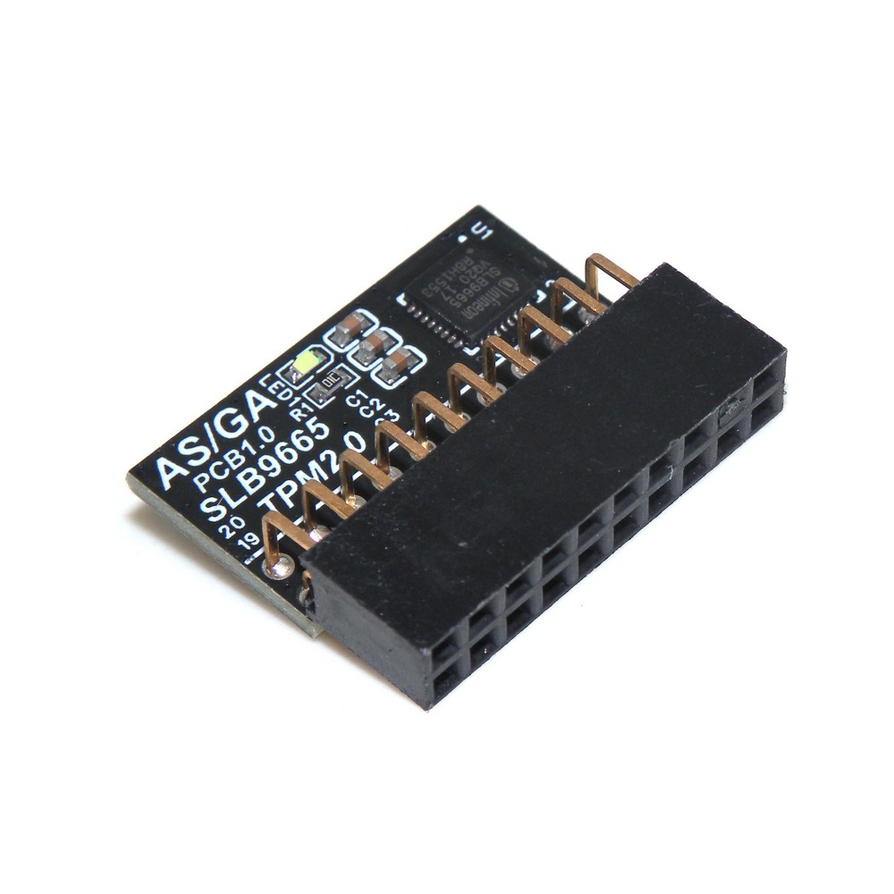 TPM 2.0 LPC 20Pin Encryption Security Module for ASUS & Gigabyte Motherboard