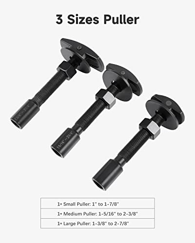 3Pcs Rear Axle Bearing Puller Tools Kit, Rear Axle Bearing Puller Extractor