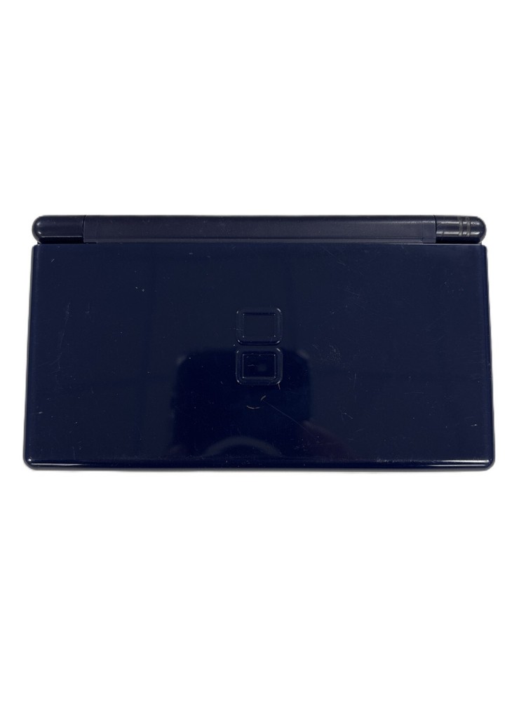 Nintendo DS Lite Handheld System Enamel Navy Blue Tested & Works!