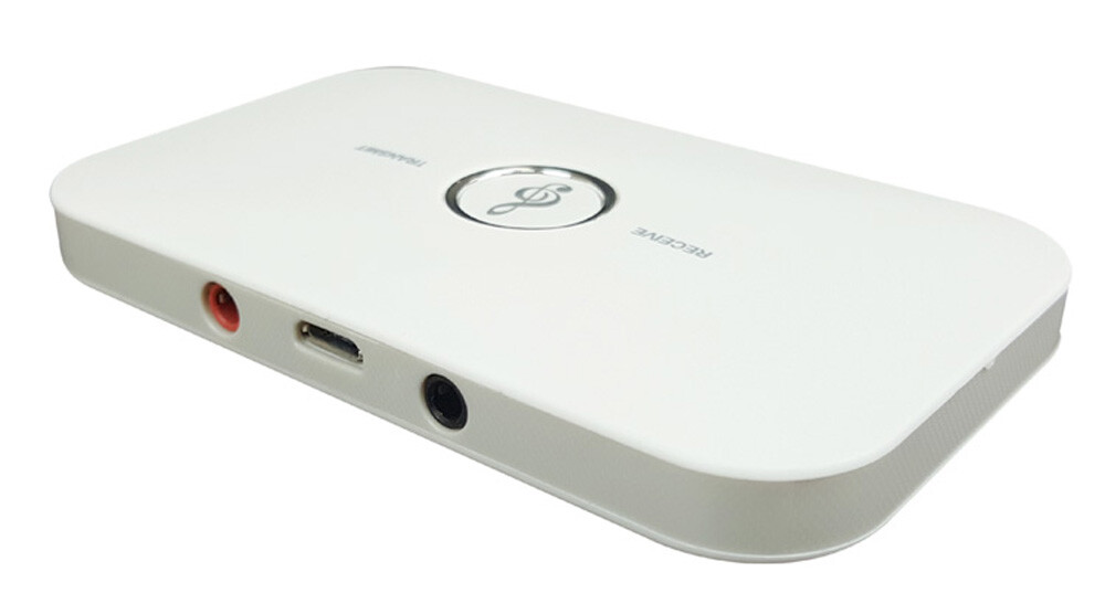 Bluetooth Audio Transmitter + Bluetooth Receiver Dongle For Wireless Audio