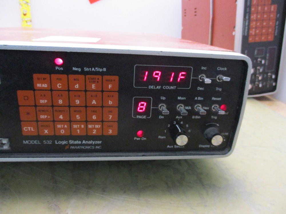 paratronics model 532 logic state analyzer [#2][3*E-18]