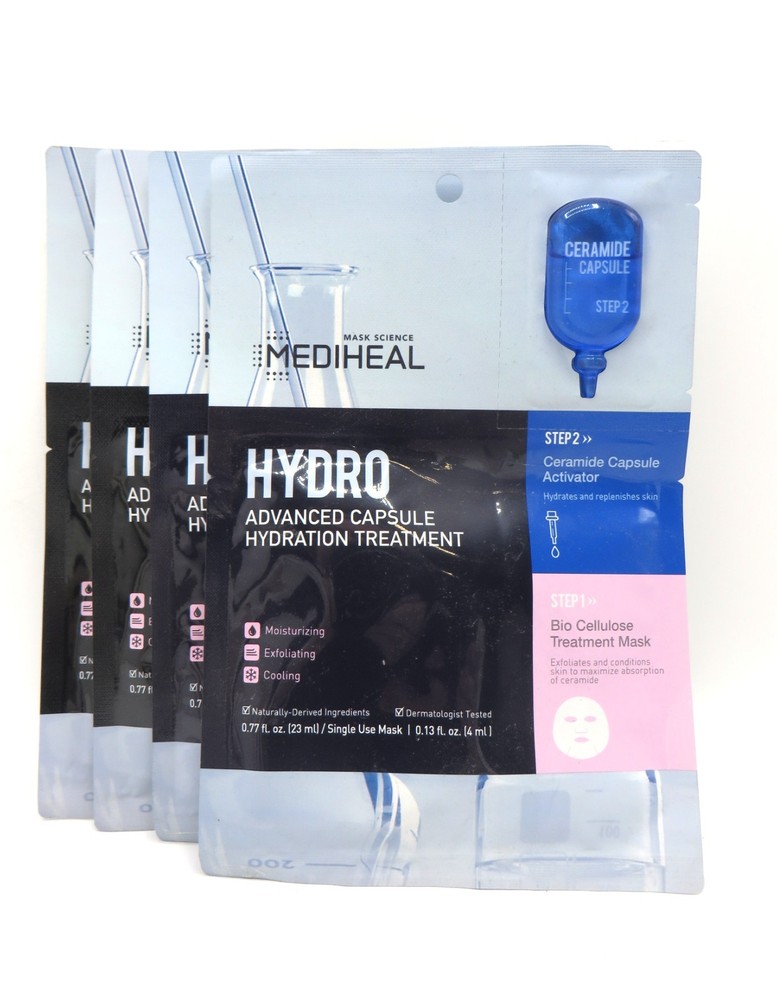 MEDIHEAL HYDRO ADVANCED CAPSULE HYDRATION TREATMENT  4 PACK