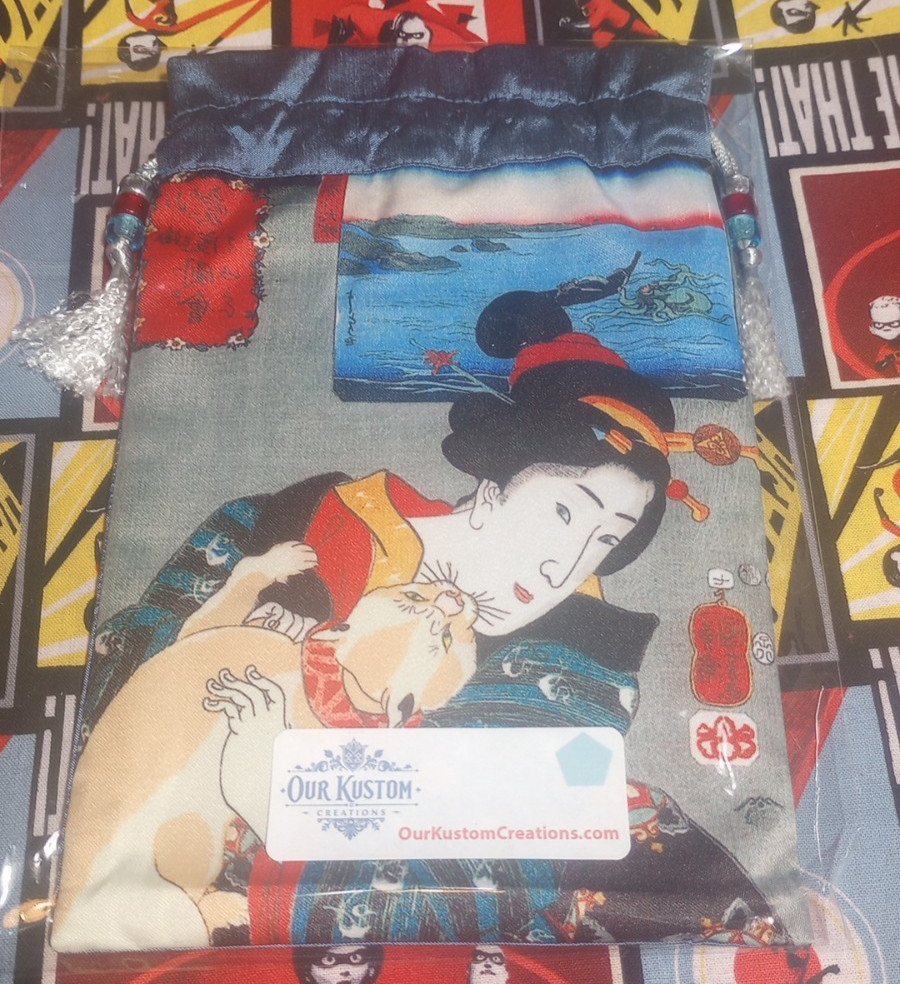 Baba Studio Baba Barock Draw String Tarot Bag OOP 1st Ed.  No Tag - Ukiyoe Style