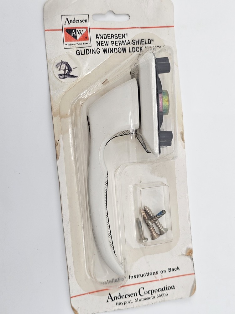 Andersen Perma Shield Gliding Window Lock Handle 1991 Perma-shield Vtg New