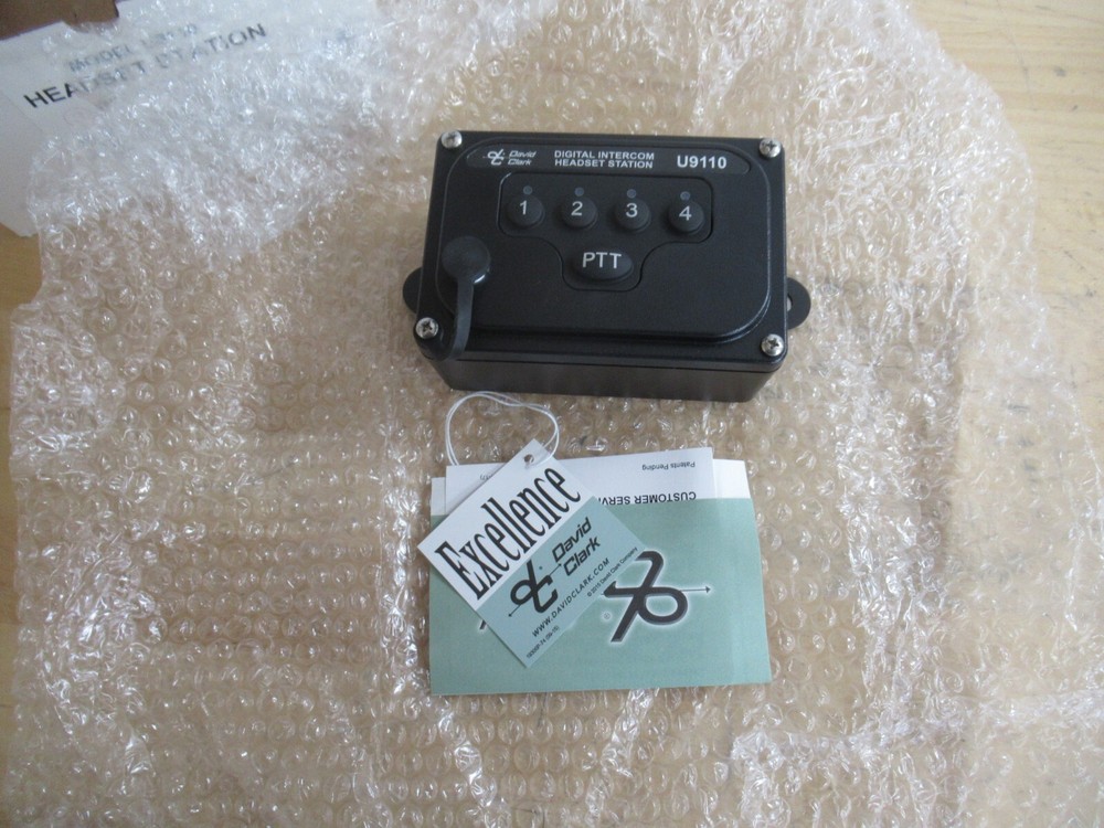 David Clark 44001G-01 U9110 Digital Intercom Headset Station