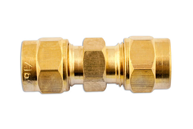 Brass Straight Coupling 1/8in - Pack 10 - Connect 31176 New