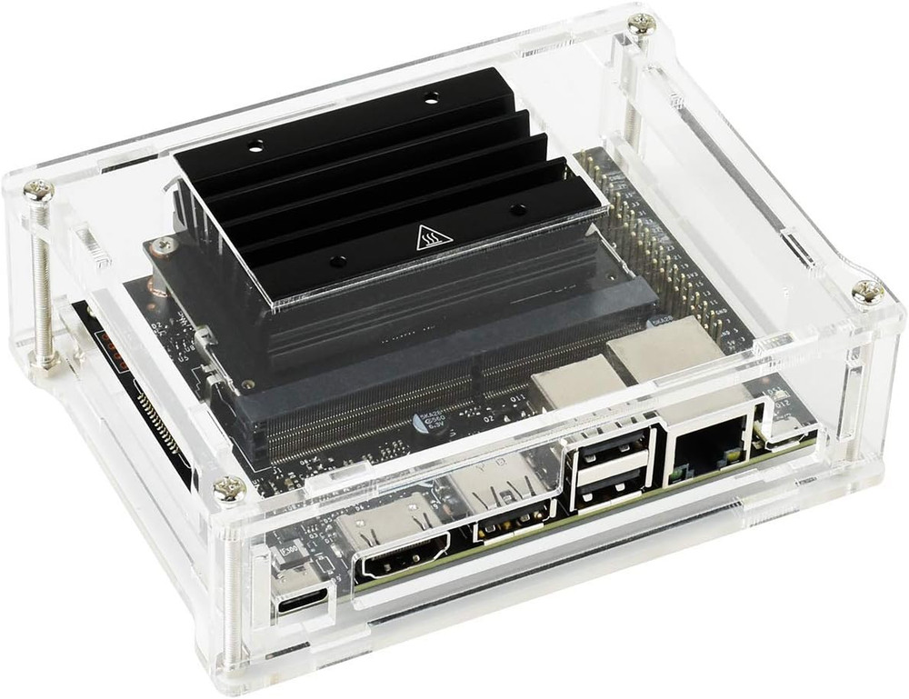 Acrylic Clear Case Enclosure Specialized for Jetson Nano 2GB Developer Kit（Case