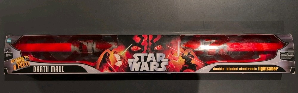 Hasbro 2006 Darth Maul Double Bladed Electronic Lightsaber