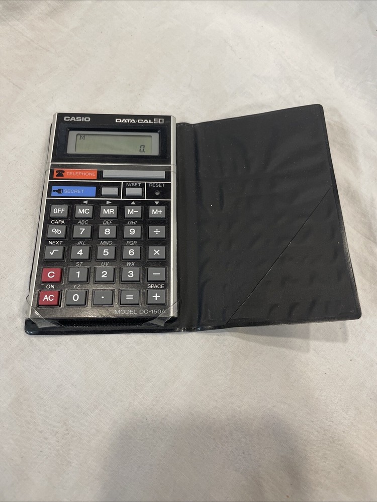 CASIO Data Cal 50 Calculator Model DC-150A  Vintage