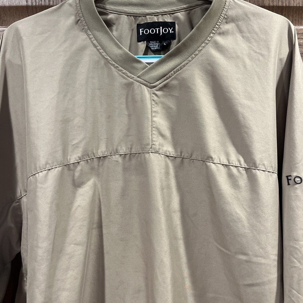 Footjoy Men’s Khaki Pullover Sz Lg Great Condition
