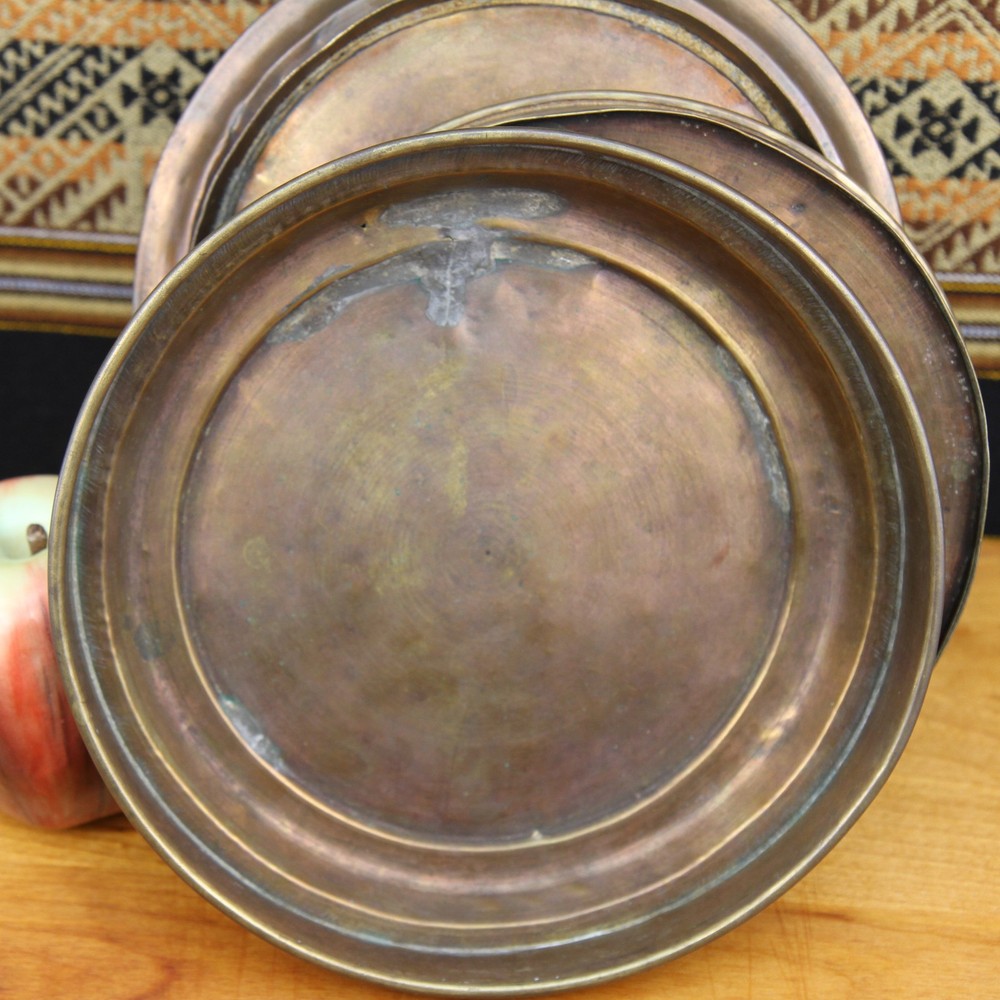 Antique Copper Three Piece Steamer Warmer Pot Insert? Decor Only