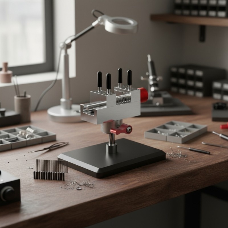 Stainless Steel Precise Clamping Table Tool for Secure Workshop Tool Adjustments