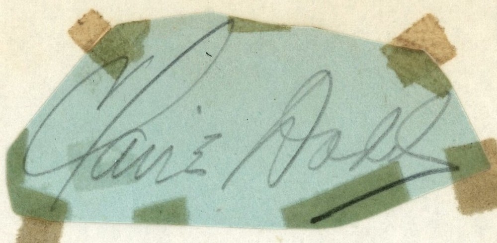 Vintage Claire Dodd Autograph - 1941