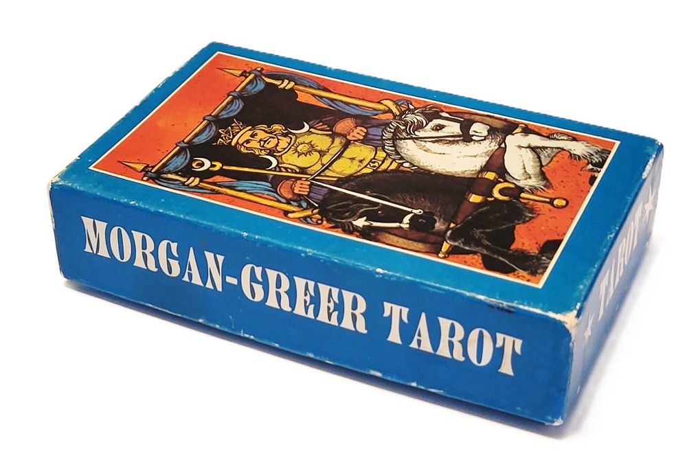 Morgan Greer Tarot 1979 First Edition Card Deck 2pc Box 1 Duplicate Card