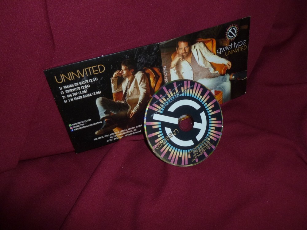 Qwiet Type Uninvited  With Hype Sticker CD