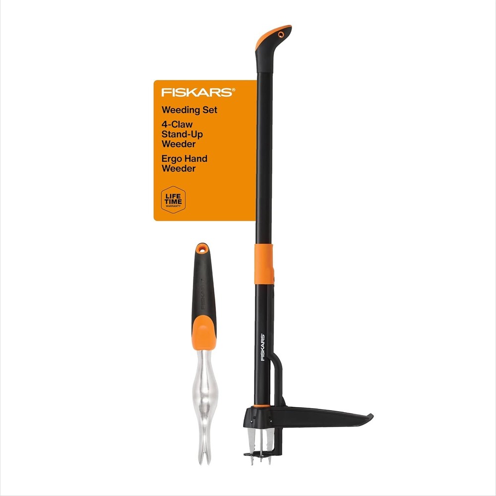 4-Claw Stand Up Weed Puller Tool,Gardening Hand Weeding Tool with 39"Long Handle