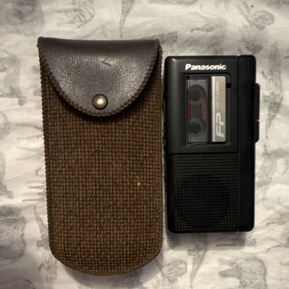 Panasonic RN-102 Handheld Microcassette Recorder 2 Speed Fast Playback