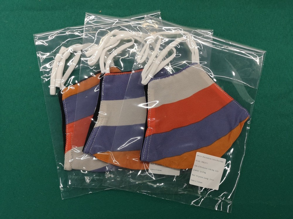 3 Pack of Stripe Masks