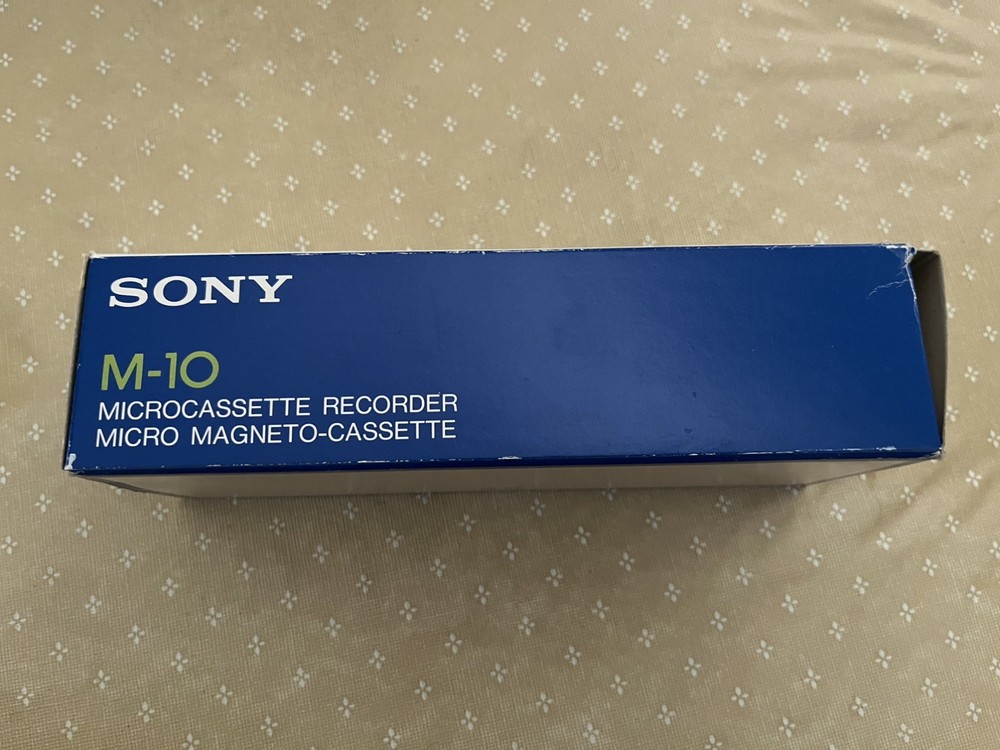 Sony Microcassette M-10 Recorder Vintage Turns On, but non-functioning