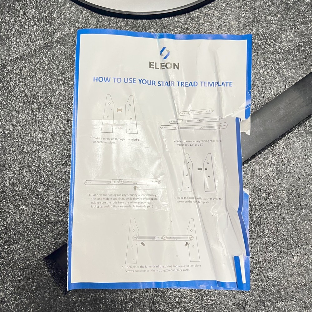 Eleon Stair Tread Template Tool