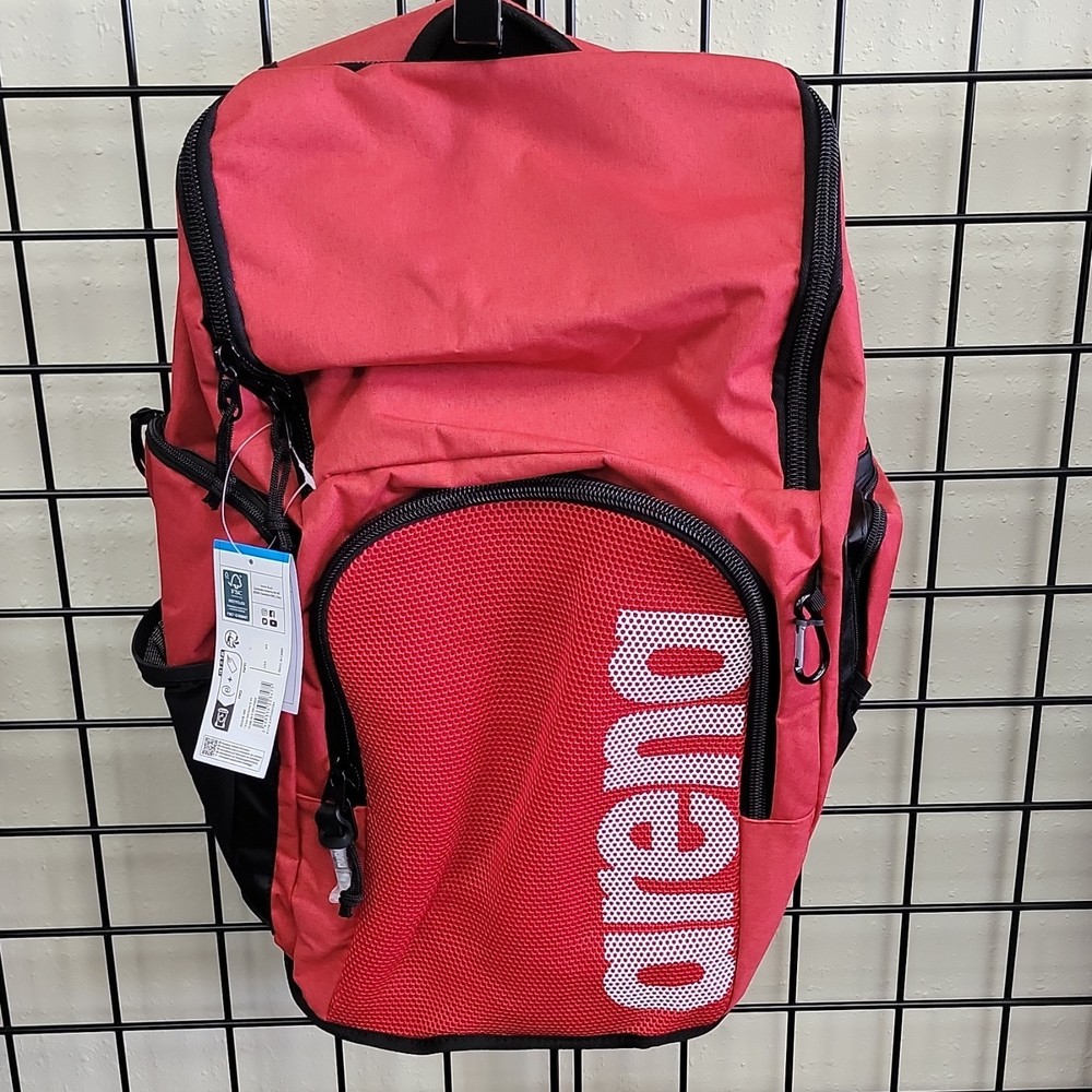 Arena Team Backpack 45 Red Swimming Backpack