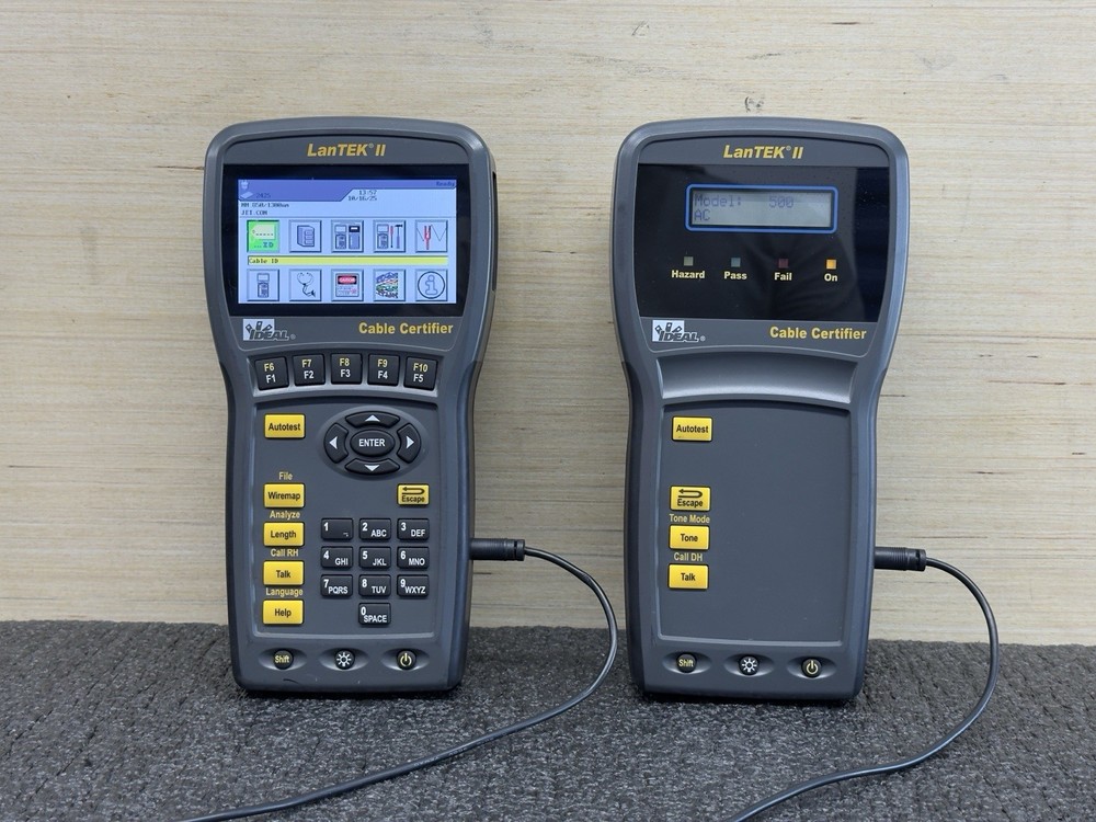 Ideal LanTEK II Cable Certifier Tester 500 MHz Testing Unit "READ"